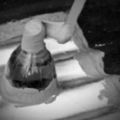 Apply rubber sealant