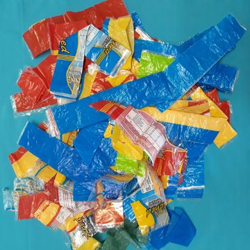 A pile of strips